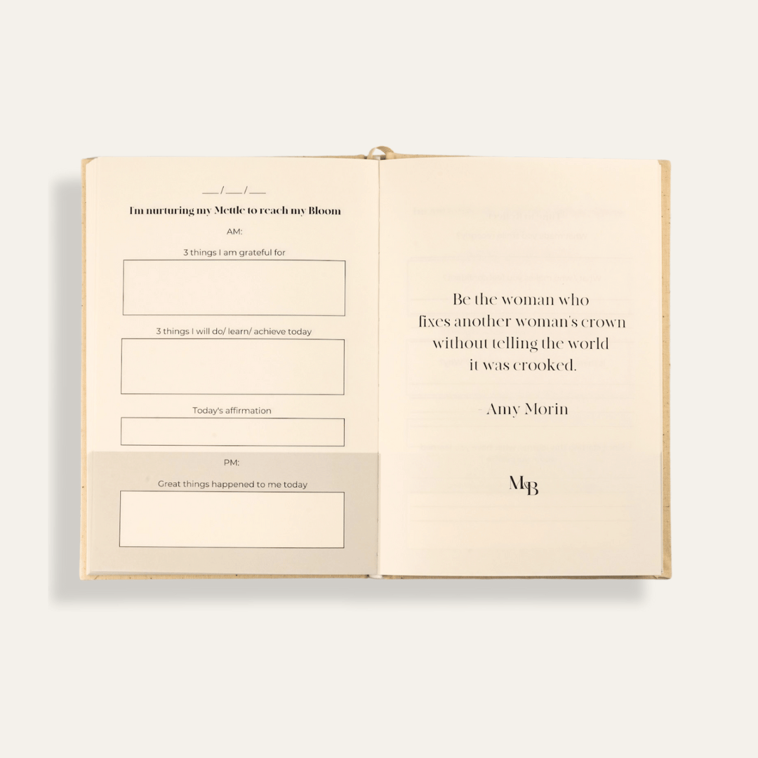 Nurture Your Mettle Growth & Gratitude Journal