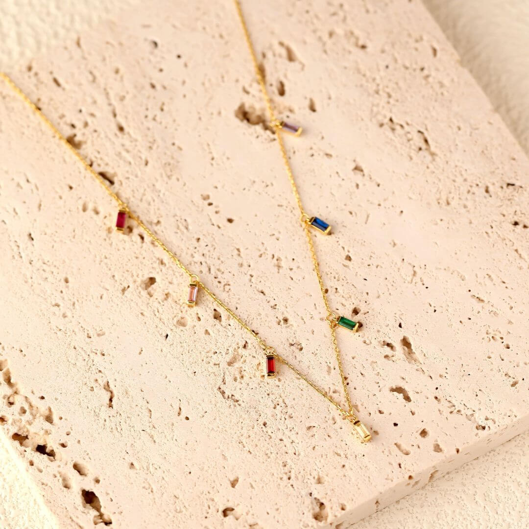Gold Aura Chakra Necklace