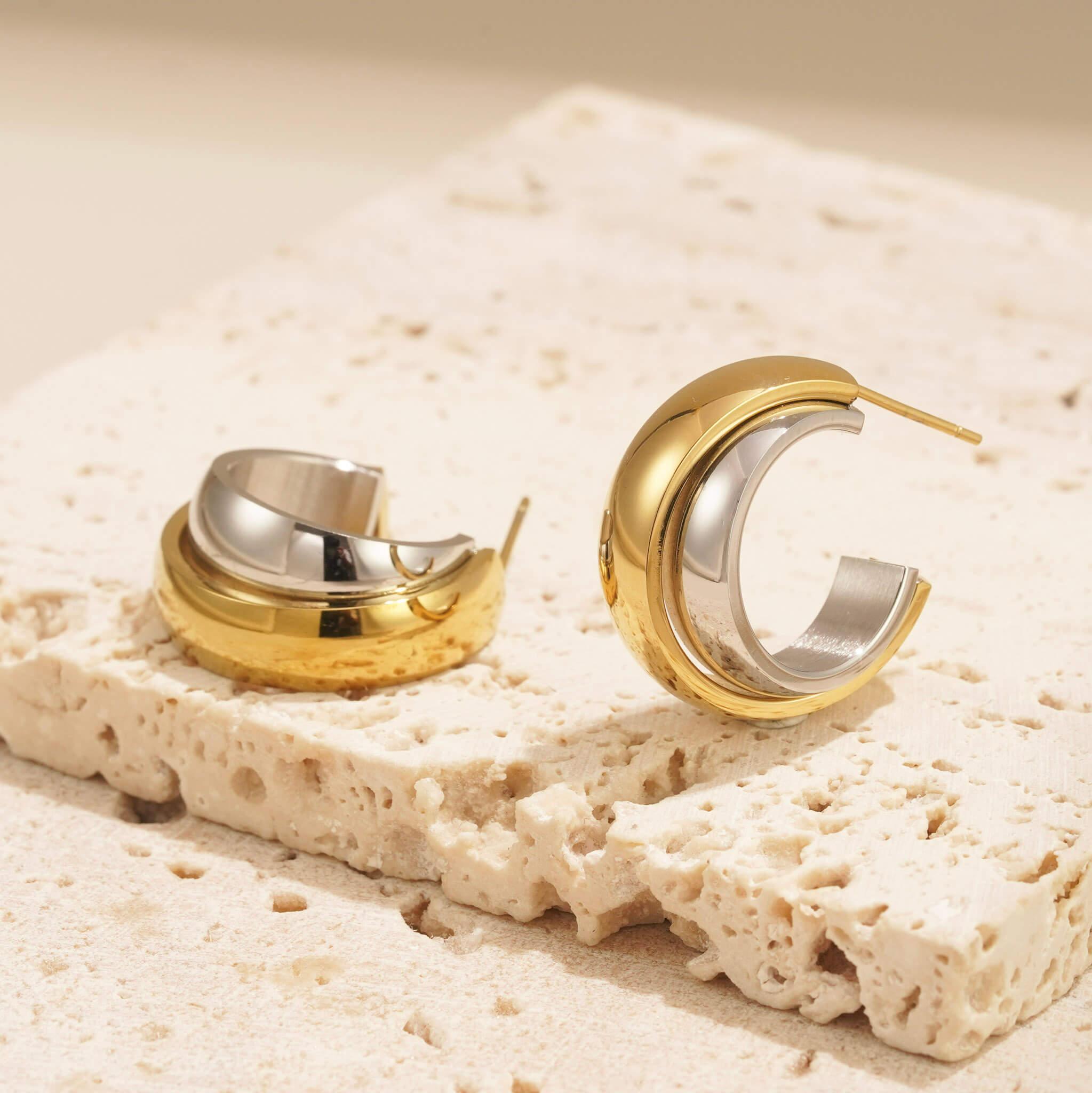 Lumina Hoops - Two Tone