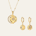 My Sun, Moon & Stars 3.0 necklace & earrings set - water resistant